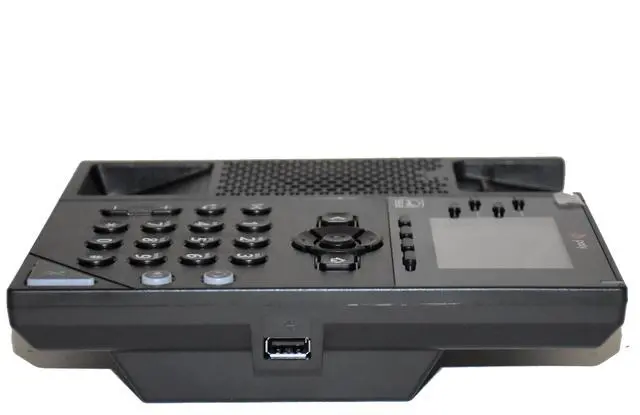 Alt view image 4 of 7 - HP OEM Poly VVX 250 4-Line VoIP Phone, Color LCD, HD Voice, Acoustic Fence Noise Reduction, Dual Gigabit Ethernet, USB Port, PoE, SIP Support, ENERGY STAR, Antimicrobial Surface