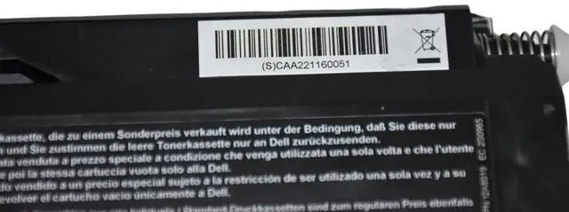 Alt view image 7 of 7 - Dell K3756 310-5400 310-7039 310-7022 1700 1710 Toner Cartridge (Black) in Retail Packaging