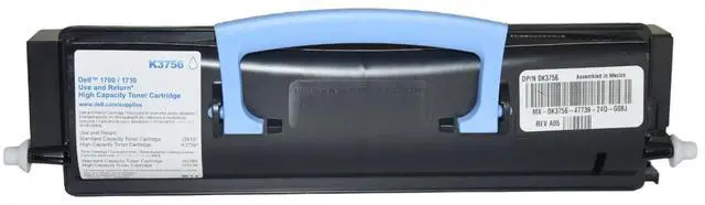 Alt view image 6 of 7 - Dell K3756 310-5400 310-7039 310-7022 1700 1710 Toner Cartridge (Black) in Retail Packaging