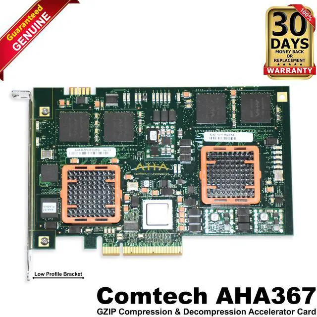 Main image of Riverbed Comtech AHA GZIP AHA367-PCIe 10.0Gbits/Sec Compression & Decompression Accelerator Card 105-001-182