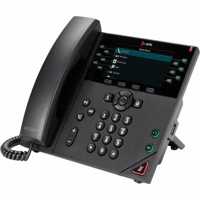 Alt view image 3 of 7 - Polycom VVX 450 Skype for Business Edition IP Phone, Part# 2200-48840-019