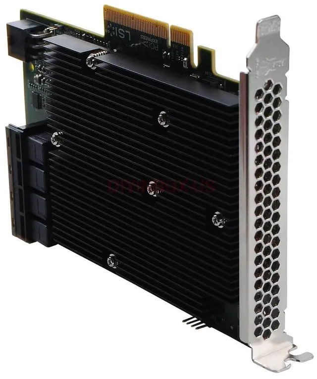 Alt view image 6 of 8 - ADAPTER CARD for LSI  9300-16I 12GB/S SATA+SAS HBA HOST BUS
