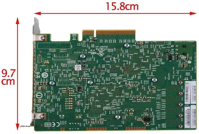 Alt view image 7 of 8 - For ZFS TrueNAS UNRAID LSI SAS 9300-16i RAID Controller Card 12Gbps HBA BUS Adapter IT Mode SATA PCIe Expander Card