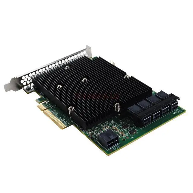 Alt view image 4 of 8 - LSI 9300-16i 16-Port 12Gb/s SAS Controller HBA Card with P16 IT Mode for ZFS TrueNAS unRAID