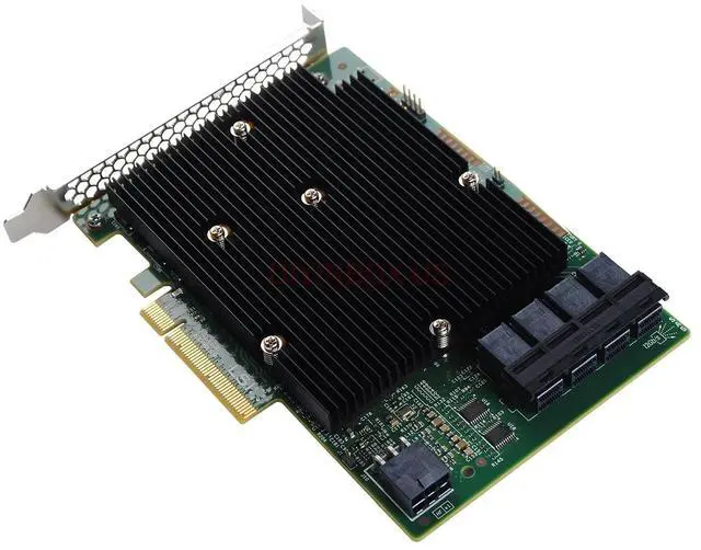 Alt view image 6 of 8 - LSI 9300-16i 16-Port 12Gb/s SAS Controller HBA Card with P16 IT Mode for ZFS TrueNAS unRAID