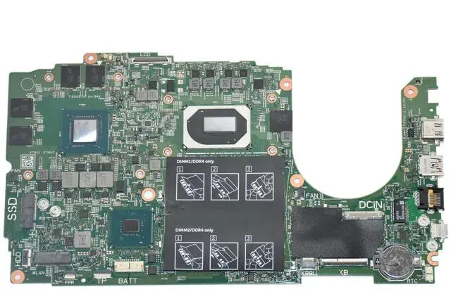 Alt view image 3 of 6 - Dell G3 15 3500 Intel Core I5-10300H Geforce GTX 1650TI Laptop Motherboard HN4GN Laptop Motherboards