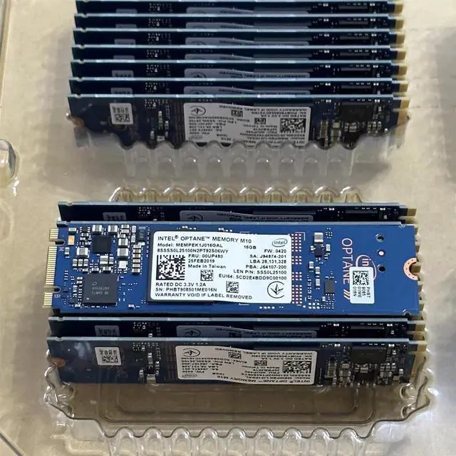 Alt view image 7 of 8 - Intel MEMPEK1J016GAL 16GB Solid State Drive M.2 2280 - PCIe 3.0 x2 NVMe - For Intel Optane Memory M10