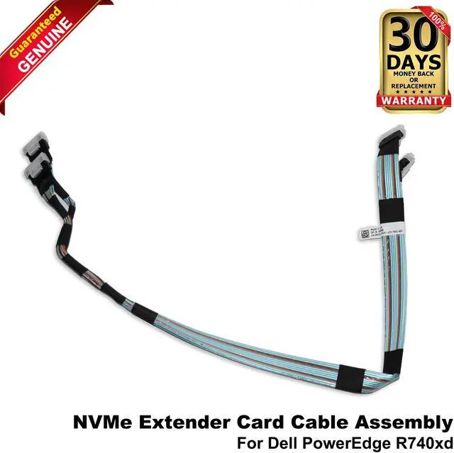 Main image of Dell PowerEdge R740xd 24B Server SSD NVMe PCIe Extender Card Cable M2D68