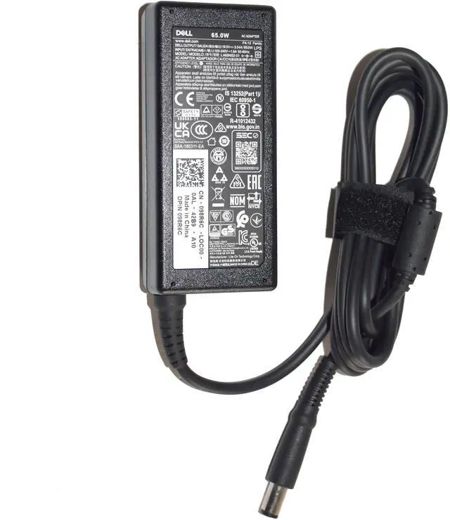 Alt view image 5 of 7 - Dell LA65NS2-01 19.5V 3.34A 65W AC Power Adapter 98R6C