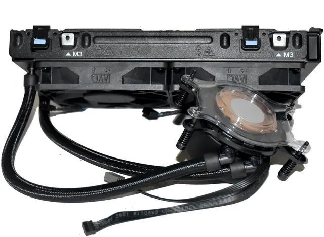Alt view image 4 of 7 - Dell Alienware R15 Cooler Master Cryotech LED AMD Liquid Cooling Heatsink CN5XT
