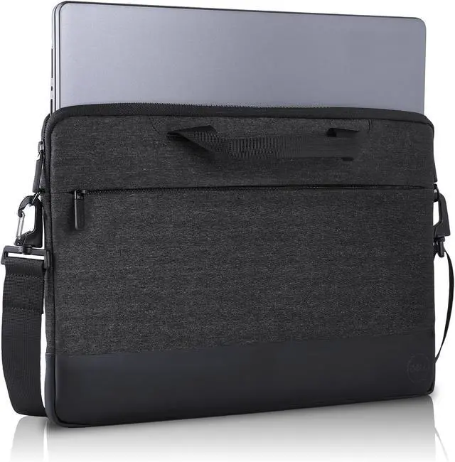 Alt view image 3 of 9 - Dell 0T65FK T65FK PF-SL-BK-4-17 Professional 14" Heather gray Laptop Sleeve CC1
