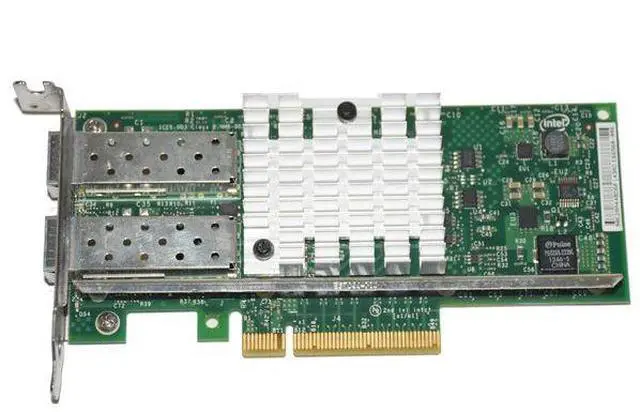 Alt view image 10 of 10 - Intel X520-DA2 Fiber Channel Network Adapter E10G42BTDA Full Bracket No SFPs