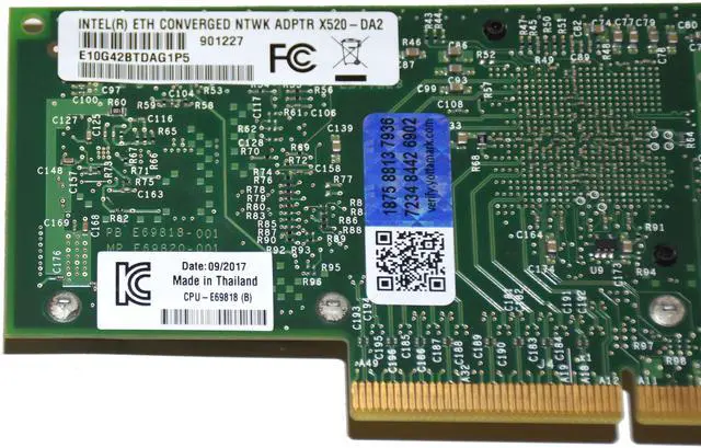 Alt view image 5 of 10 - Dell / Intel XYT17 // X520-DA2 10GB FH Network Adapter SFP+