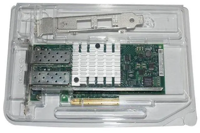 Alt view image 9 of 10 - Dell 942V6 Intel X520-DA2 dual port 10Gb Ethernet Adapter LP Bracket No SFP