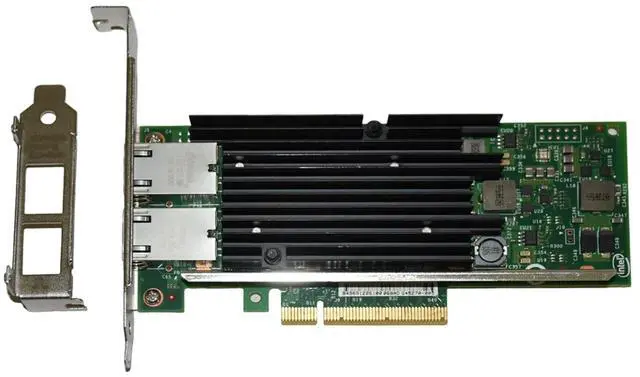 Alt view image 4 of 10 - X540T2BLK ORIGINAL INTEL 10Gb X540-T2 DUAL PORT NIC NETWORK ADAPTER X540T2BLK