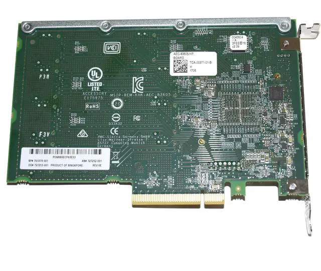 Alt view image 5 of 7 - HP ProLiant DL380 G9 12Gb/s SAS Expander Card 761879-001 727252-001