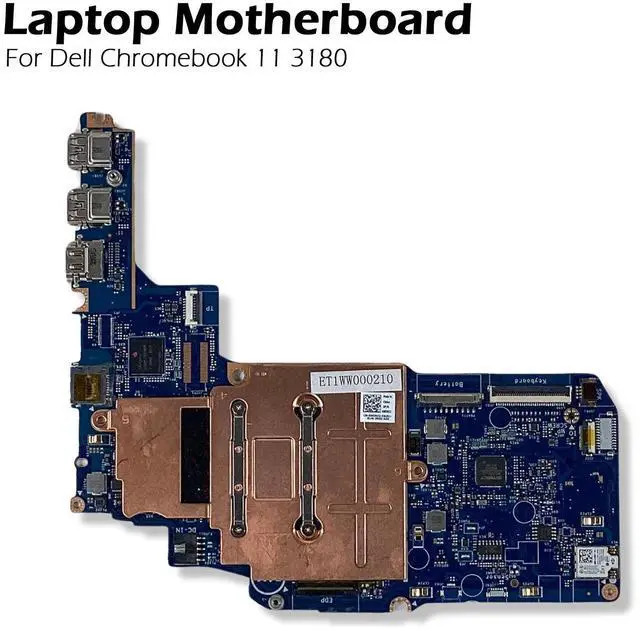 Alt view image 2 of 6 - Dell Chromebook 11 3180 Intel Celeron N3060 Laptop Motherboard 4RXP1
