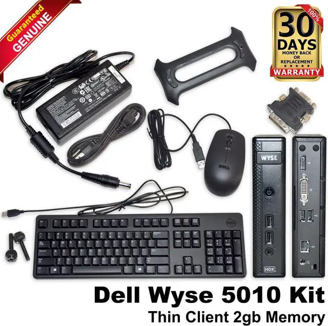 Main image of Dell Wyse 5010 Thin Client AMD G-T48E 1.4GHz 2GB RAM ThinOS Kit 58468