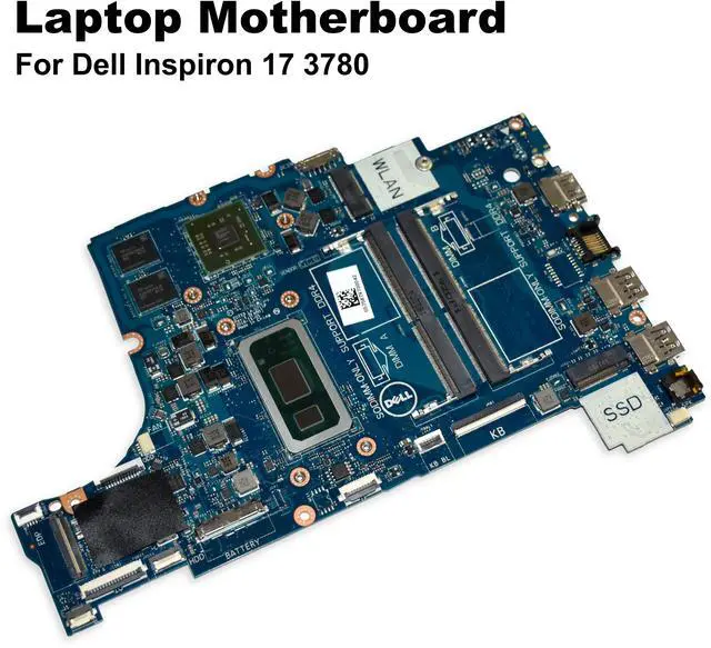 Alt view image 2 of 7 - Dell Inspiron 17 3780 Motherboard i7-8565U 4-Core AMD Radeon 520 LA-G711P WTTRR