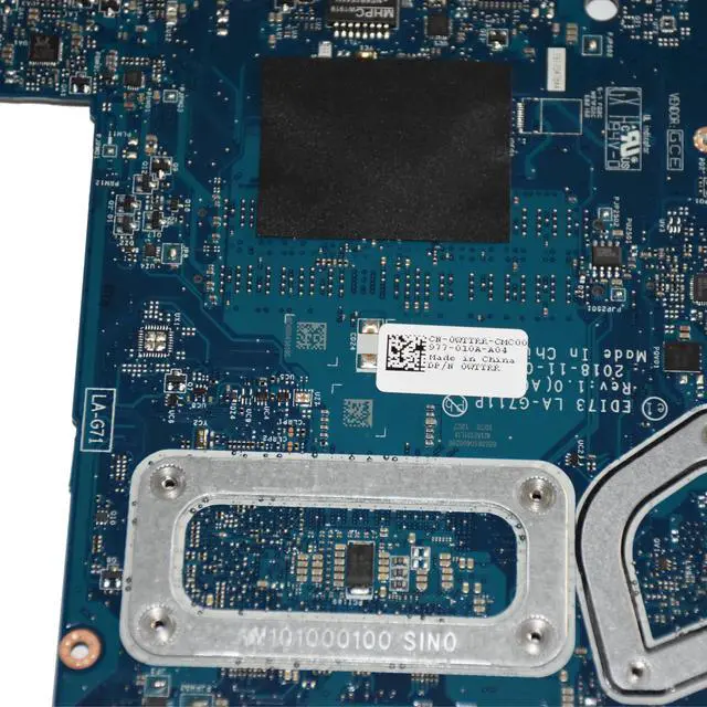 Alt view image 7 of 7 - Dell Inspiron 17 3780 Motherboard i7-8565U 4-Core AMD Radeon 520 LA-G711P WTTRR