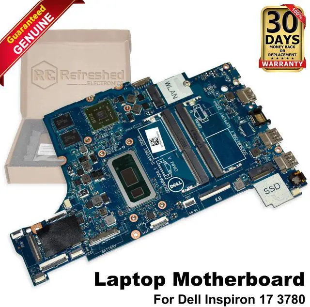 Main image of Dell Inspiron 17 3780 Motherboard i7-8565U 4-Core AMD Radeon 520 LA-G711P WTTRR