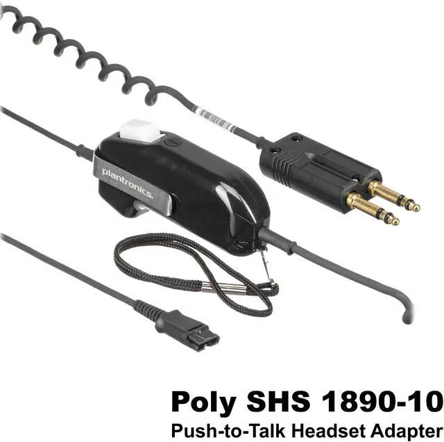 Alt view image 2 of 6 - HP Poly SHS1890-10 PTT Amplifier TAA-WW Compliant 60825-310 8K7T6AA#AC3
