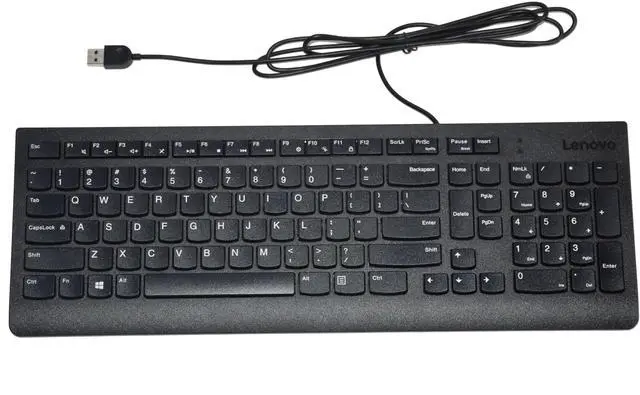 Alt view image 4 of 5 - Lenovo Calliope SD50L21375 USB Wired Keyboard - US English Black 00XH587