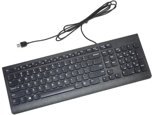 Alt view image 5 of 5 - Lenovo Calliope SD50L21375 USB Wired Keyboard - US English Black 00XH587