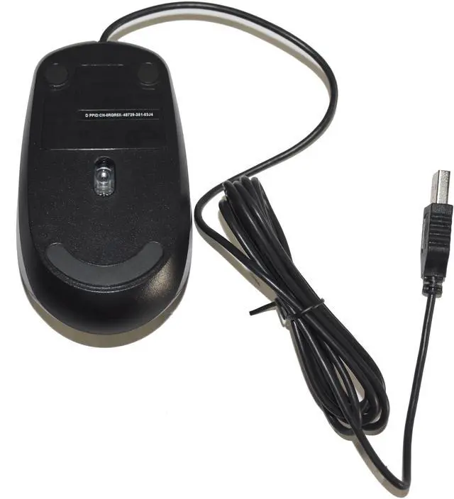 Alt view image 10 of 12 - New Genuine DELL 09RRC7 MS111-L Optical USB WIRED Scroll Mouse mice Look Black
