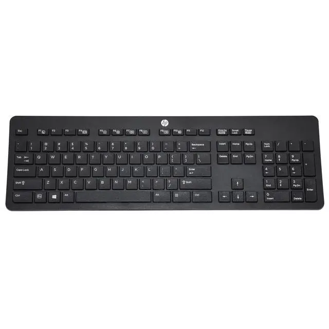 Alt view image 5 of 7 - HP SK-2064 Wireless Slim Keyboard US QWERTY Black 803183-001 803841-001