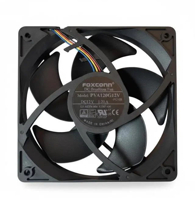Alt view image 2 of 3 - Dell Alienware Aurora R13 R14 Cooling Fan 4-Pin PWM PVA120G12V AWAUR13-9486WHT-PUS P8M35