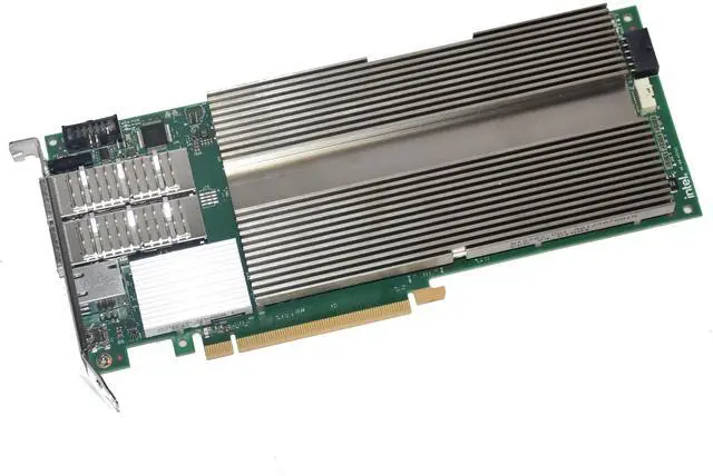 Alt view image 7 of 7 - Dell Intel E2100-CCQDA2 200GbE Dual-Port QSFP56 PCIe 4.0 x16 IPU Adapter YJDYV