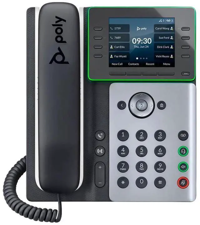 Main image of Poly Edge E350 IP Phone and PoE-enabled - OEM