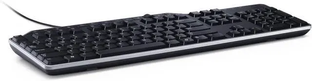 Alt view image 4 of 6 - Dell KB522 Business wired Keyboard, USB Plug and Play, 104 Full-Size Keyboard, Spill-Resistant, with USB Hub & Palmrest, Compatible with PC, Laptop - US Layout Black