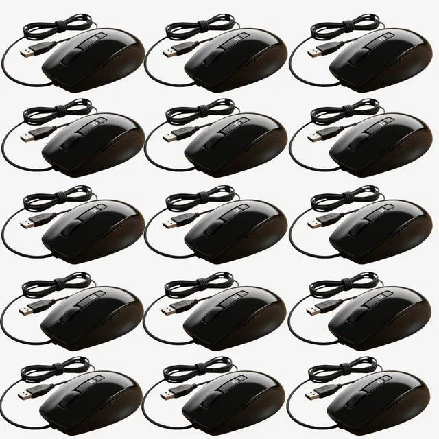 Main image of Dell V7623 Wired Ambidextrous 6-Button USB Mouse, 1600 DPI Optical Smooth Tracking, Quiet Clicks, Fast Scrolling Wheel, Compatible with PC, Mac, Laptop (CN-0V7623, J661D, J660D, V7623) (Pack of 100)