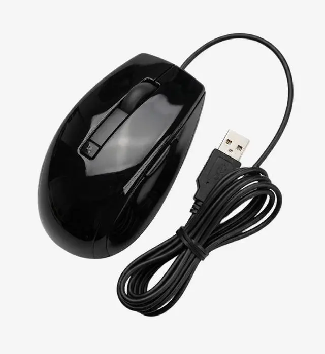 Alt view image 2 of 5 - Dell V7623 Wired Ambidextrous 6-Button USB Mouse, 1600 DPI Optical Smooth Tracking, Quiet Clicks, Fast Scrolling Wheel, Compatible with PC, Mac, Laptop (CN-0V7623, J661D, J660D, V7623) (Pack of 50)