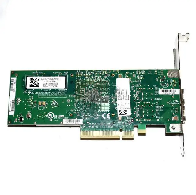 Alt view image 5 of 6 - Dell T6225-CR 2-Port 1/10/25GbE PCIe x8 Unified Wire Network Adapter XN4H9 5TX3G - OEM