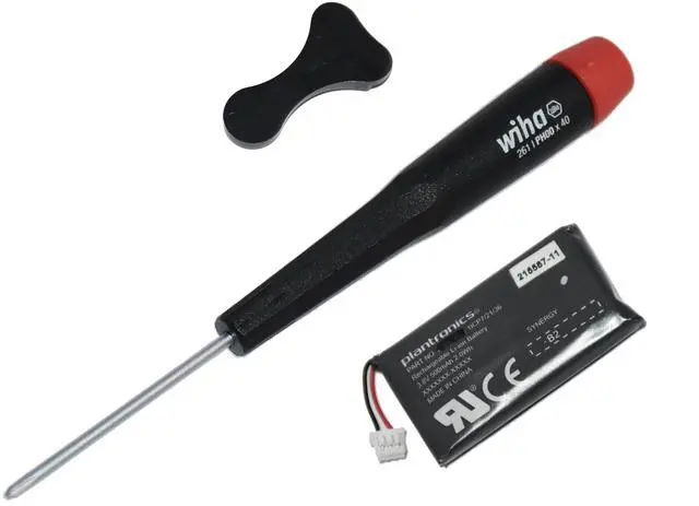 Alt view image 7 of 7 - HP Poly Savi 7300 Battery with Removal Tool 217400-01 784P8AA - OEM