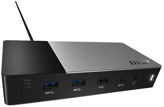 Alt view image 5 of 7 - MSI USB-C Gen2 Docking Station MS-1P15 4K HDMI DP LAN 10Gbps No Power Adapter