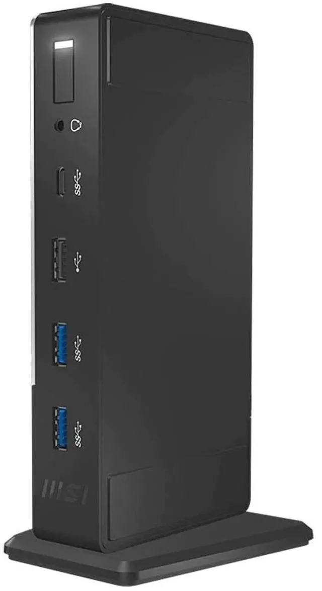 Alt view image 6 of 7 - MSI MS-1P15 USB-C Docking Station 4K HDMI DisplayPort LAN 120W Adapter