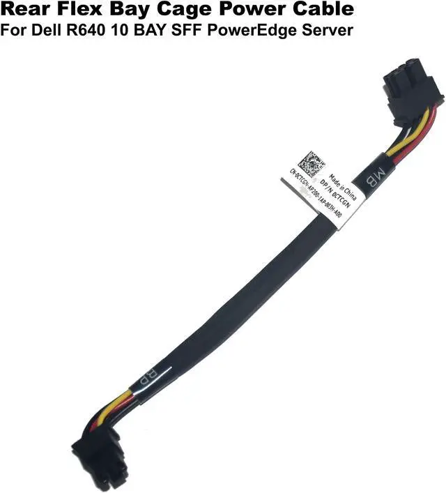 Main image of Dell PowerEdge R640 Server 10-Bay 2.5" SFF Flex Bay Power Cable CTCGN - OEM