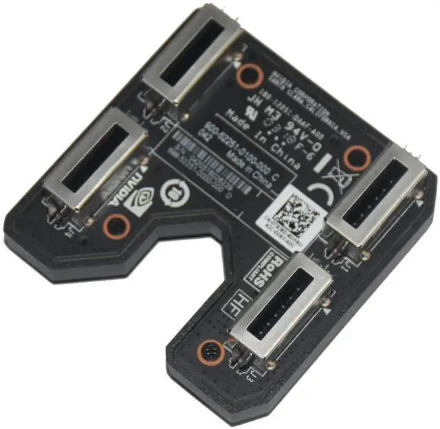 Alt view image 4 of 5 - Dell Nvidia GeForce GTX SLI Bridge 2-Way Connector 900-52251-0100-000 C042 T9J8D - OEM