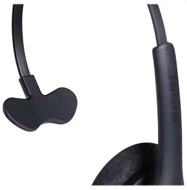 Alt view image 6 of 6 - Jabra BIZ 1500 QD Mono Wired Headset Noise-Canceling Microphone, HD Voice, Quick Disconnect Office Headset for Call Centers & Desk Phones Black - OEM