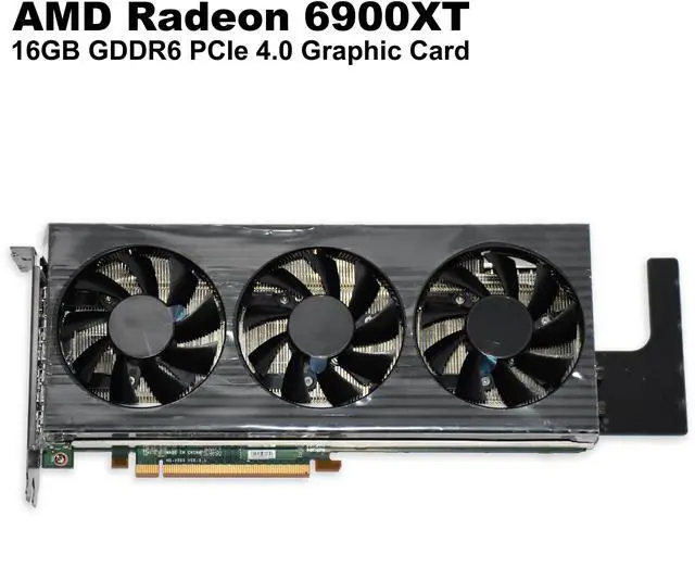 Alt view image 6 of 7 - Dell AMD Radeon RX 6900 XT 16GB GDDR6 OEM Graphics Card, 256-Bit PCIe 4.0, Triple-Fan Cooling, 3x DisplayPort + HDMI, Alienware Aurora R15 Video Card DR1W0
