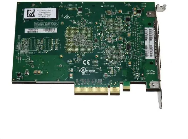 Alt view image 3 of 6 - Dell Chelsio T540-BT Quad-Port 10GbE RJ45 PCIe Low Profile Network Adapter 2RGPF