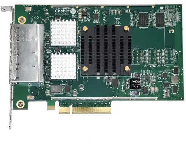 Alt view image 6 of 6 - Dell Chelsio Quad Port 10GbE T540-BT T5 RJ-45 Low Profile Network Adapter 5MHDP