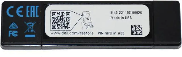 Alt view image 3 of 6 - Dell NH9HP 16GB USB 3.0 Windows 10 Pro 64-Bit OEM Recovery Restore Flash Drive for Dell Desktops and Laptops