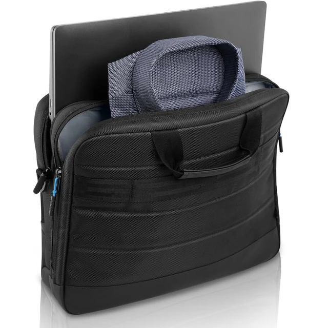 Alt view image 3 of 7 - Dell Pro Briefcase 14 PO1420C - Dell EcoLoop Laptop Sleeve for up to 14" Laptops, Shock-Absorbing EVA Foam, Solution-Dyed Eco-Friendly Fabric - 8NW0J - Black