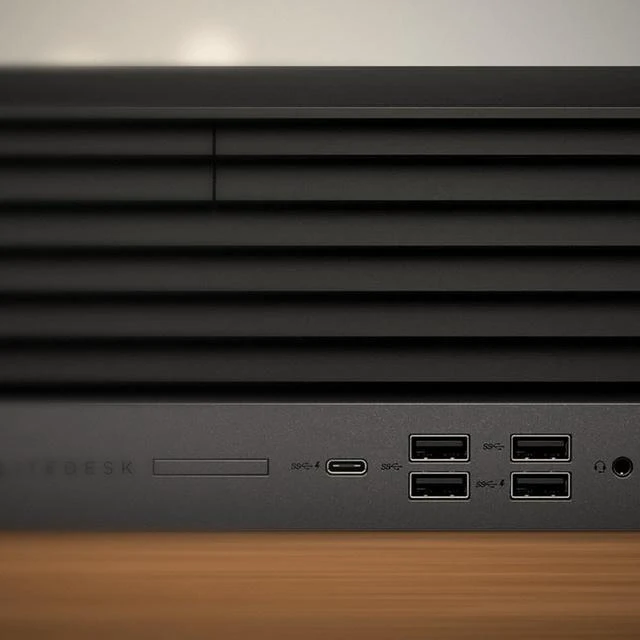 Alt view image 4 of 5 - HP EliteDesk 805 G6 SFF Business Desktop Computer, AMD Ryzen 5 PRO 4650G, 16GB DDR4 RAM, 1TB M.2 NVMe SSD, Radeon RX 550X 4GB, No OS