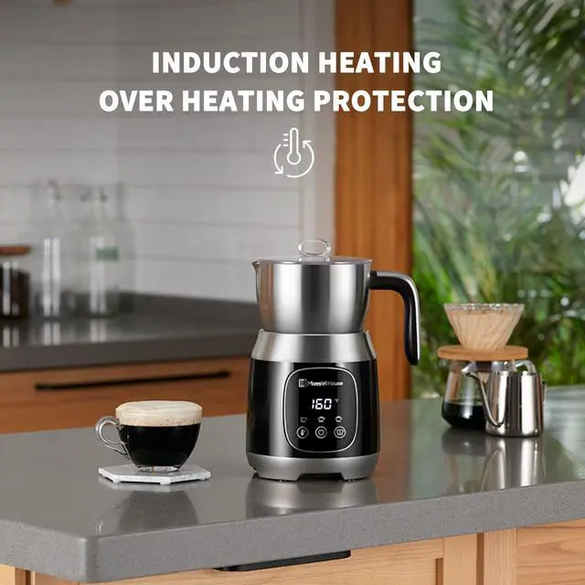 Alt view image 3 of 7 - Maestri House Detachable Milk Frother MMF9304 Black